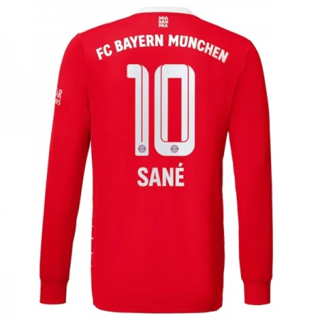 Jalkapallo Pelipaidat/Peliasut FC Bayern München Sane 10 Kotipelipaita 2022-23 Pitkähihainen